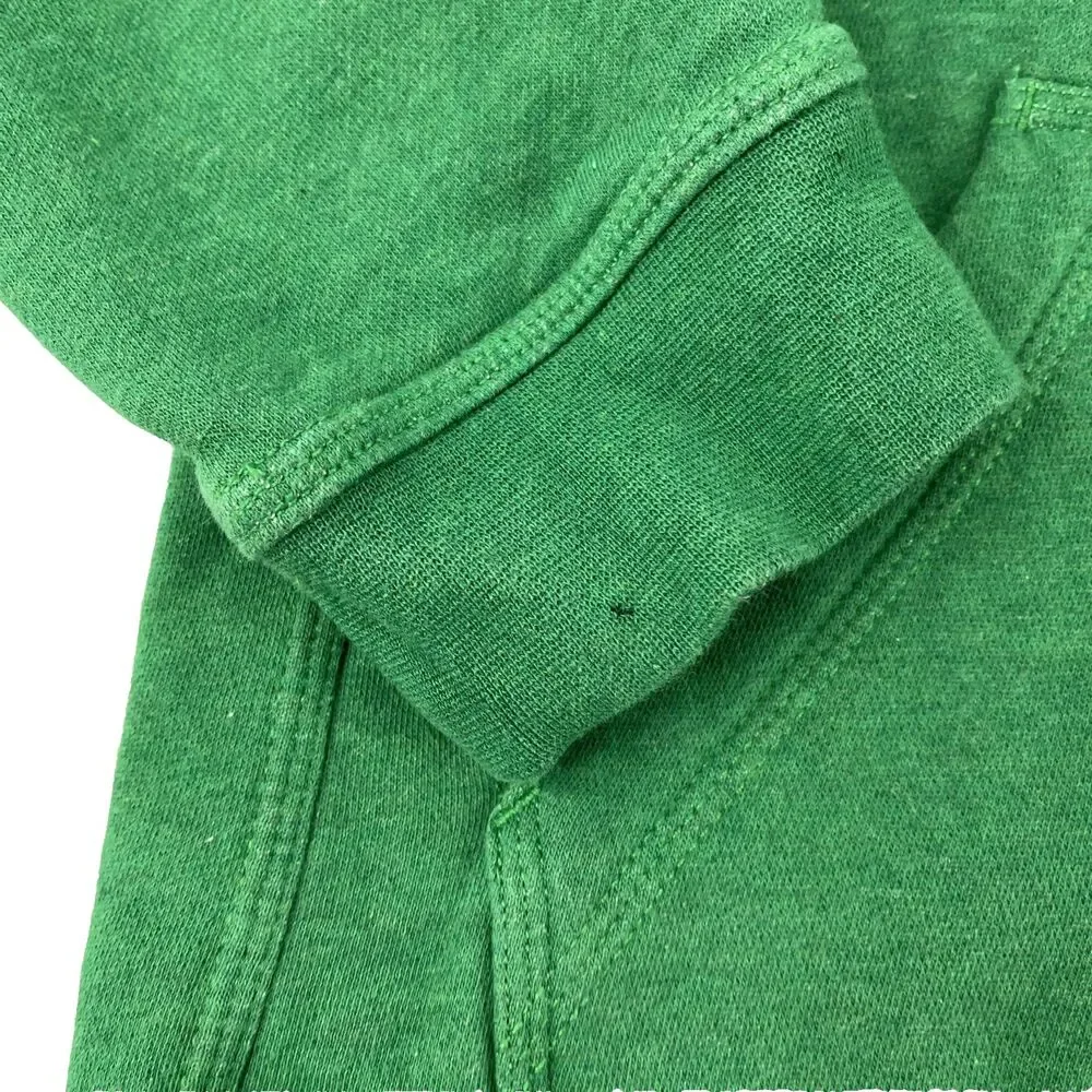 Boys Nike Gratitude Hoodie Sweatshirt Sz L Green Stitched Cotton‎ Polyester